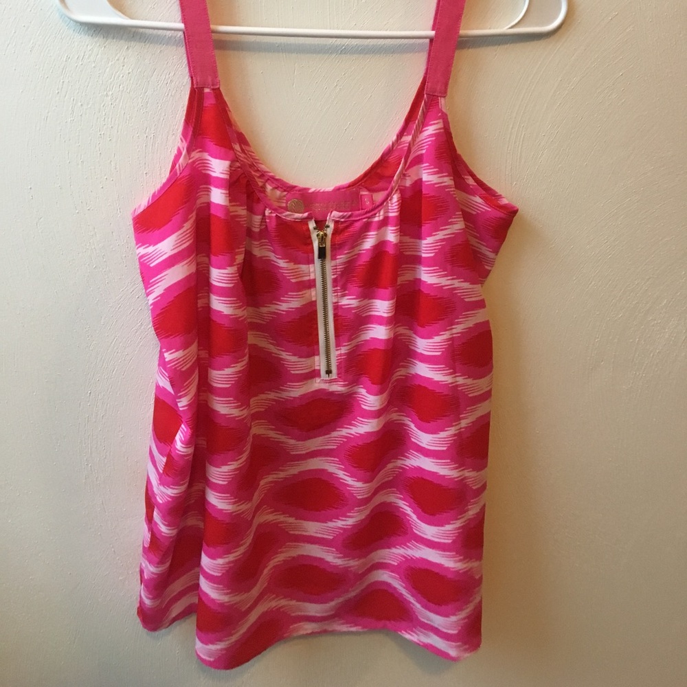 Pink Print Tank Top